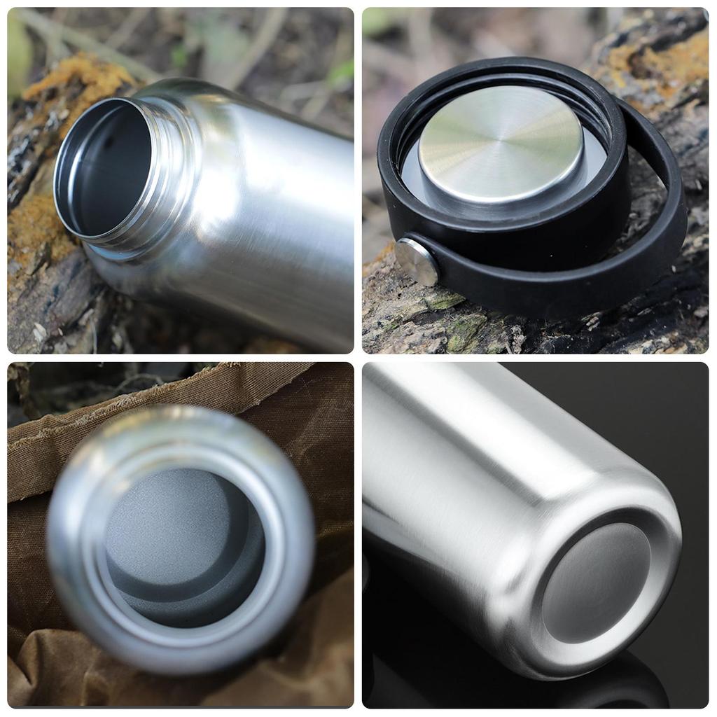 TOMSHOO Stainless Steel Water Bottle Leak Proof Sports Bottle