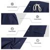 Men's Linen Hooded Shirt & Shorts Two-Piece Summer Set in Stock