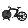Bicycle-shaped Pizza Cutter ABS Handle  430 Stainless Steel Cutting Wheel with Non-stick Spray Coating Kitchen Pizza Tools