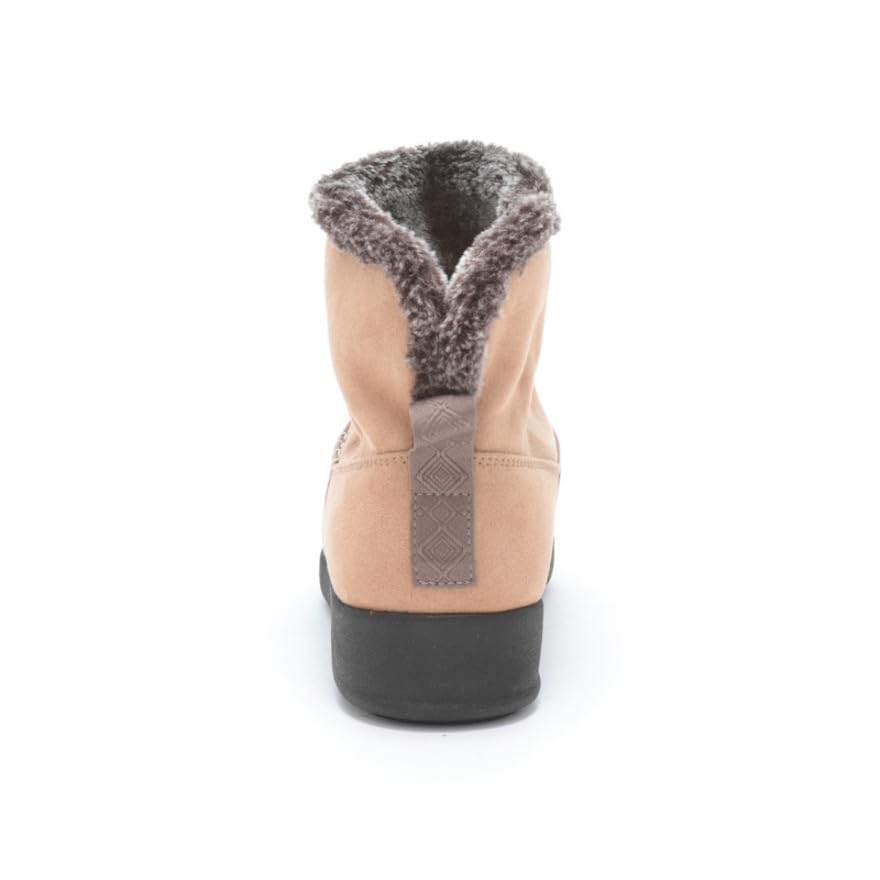 EVE Snow Cold Function Size Cm Women's Boots, Weather, Waterproof, Non-Slip, Grip, Hands-Free, FGL112, Beige, 24.5