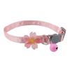Cat Collar Night Glowing Flower Anti-lost Adjustable Breakaway Pet Dogs Cats Flower