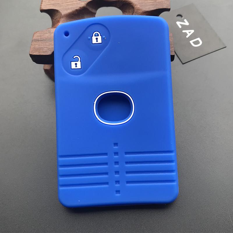 ZAD Silicone rubber car key cover case holder shell skin set for Mazda 3 5 6 8 M8 CX-7 CX-9 2 buttons smart card remote key fob