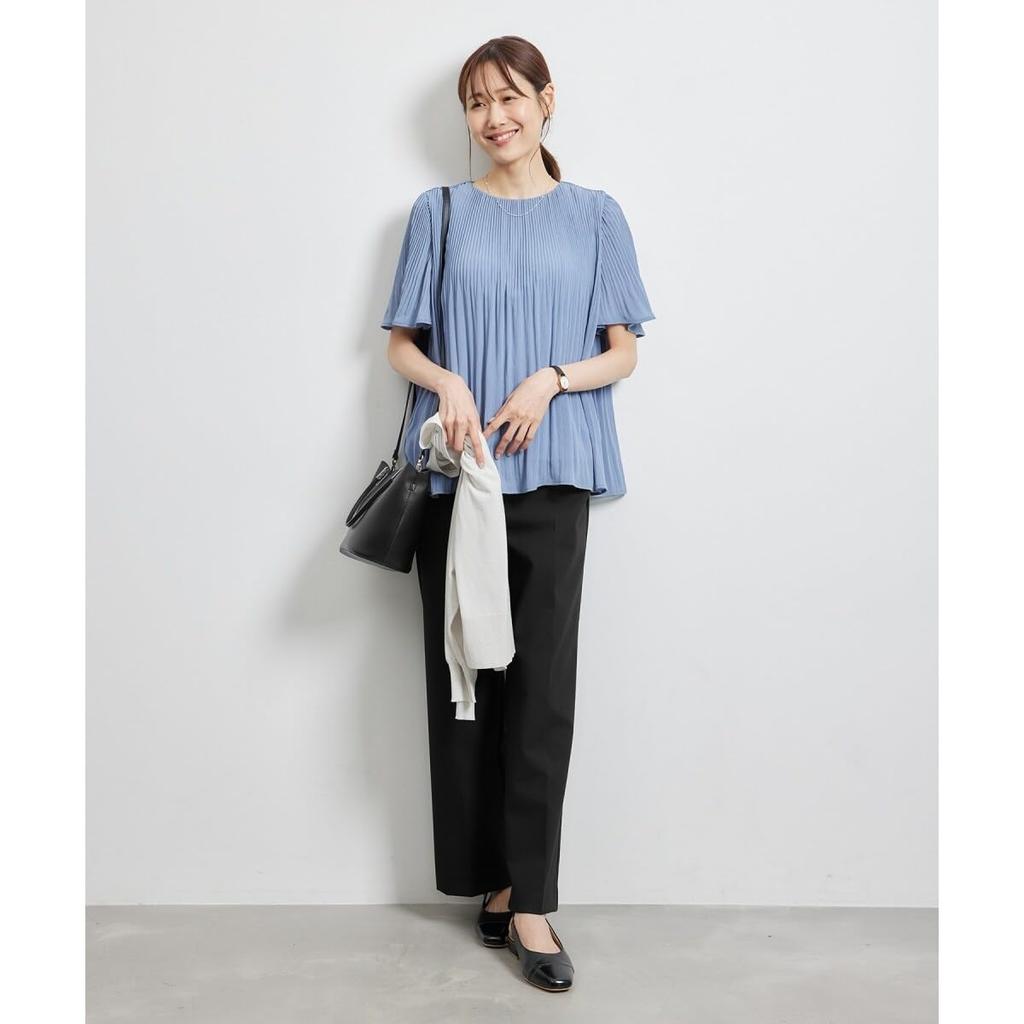 ROPE PICNIC Straight Cool to the Black Size 36 Mesh-Lined Pants/UV Protection, Touch, Quick-Drying, (01)