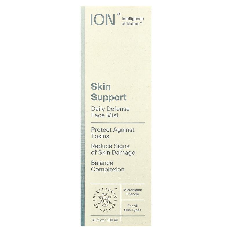 Skin Support, Daily Defense Face Mist, For All Skin Types, 3.4 Fl Oz (100 Ml)