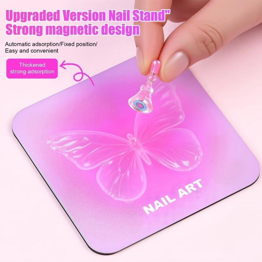 Heart Nail Holder Alloy Stand Nail Art Practice Holder New Drawing Pallet  Nail Supplies
