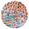 50 Cartoon Princess Series Graffiti Stickers, Cute Style Stationery Stickers, Water Cup and Computer Waterproof Decorative Stickers