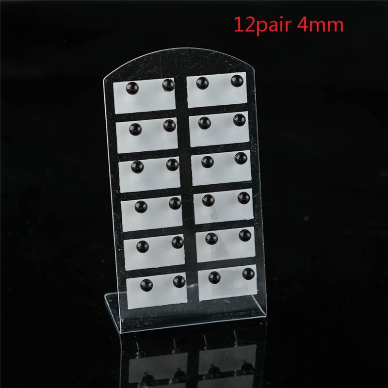

12 пар цветных белых сережек-гвоздиков с искусственным жемчугом для женщин, ювелирные изделия, круглые серьги-шарики 4, 6, 8 style 14