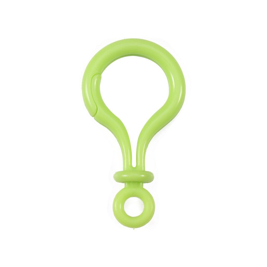 5pcs/Lot Colorful Plastic Lobster Clasp Lamp Shape Lobster Buckle Hooks for Jewelry Making Keychain Key Rings Accessories