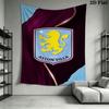 Aston Villa logo Wall Hanging Printed Fabric Blanket Decorative Tapestries for Bedroom Living Room Home Decor