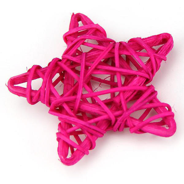 Rattan Star Sepak Takraw Acasa Nunta Craciun Ornamente DIY Minge Rattan Jucarii Copii Decoratiuni