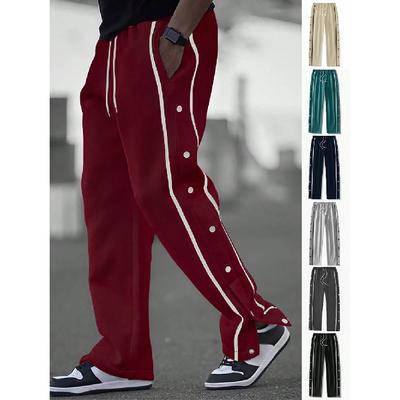 Heren Nieuwe Gesp Casual Broek Trend Retro Casual Broek met Strikband Heren