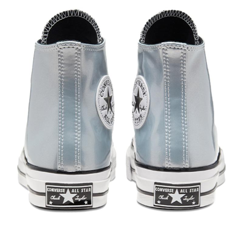 Converse Chuck Taylor 1970er Vintage High Top Canvas Damen Silber