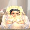 1pc Easy-Care Betty Boop Blanket, Perfect for Couch, Bed, Home, Travel & More, Warm & Durable Printed Blanket