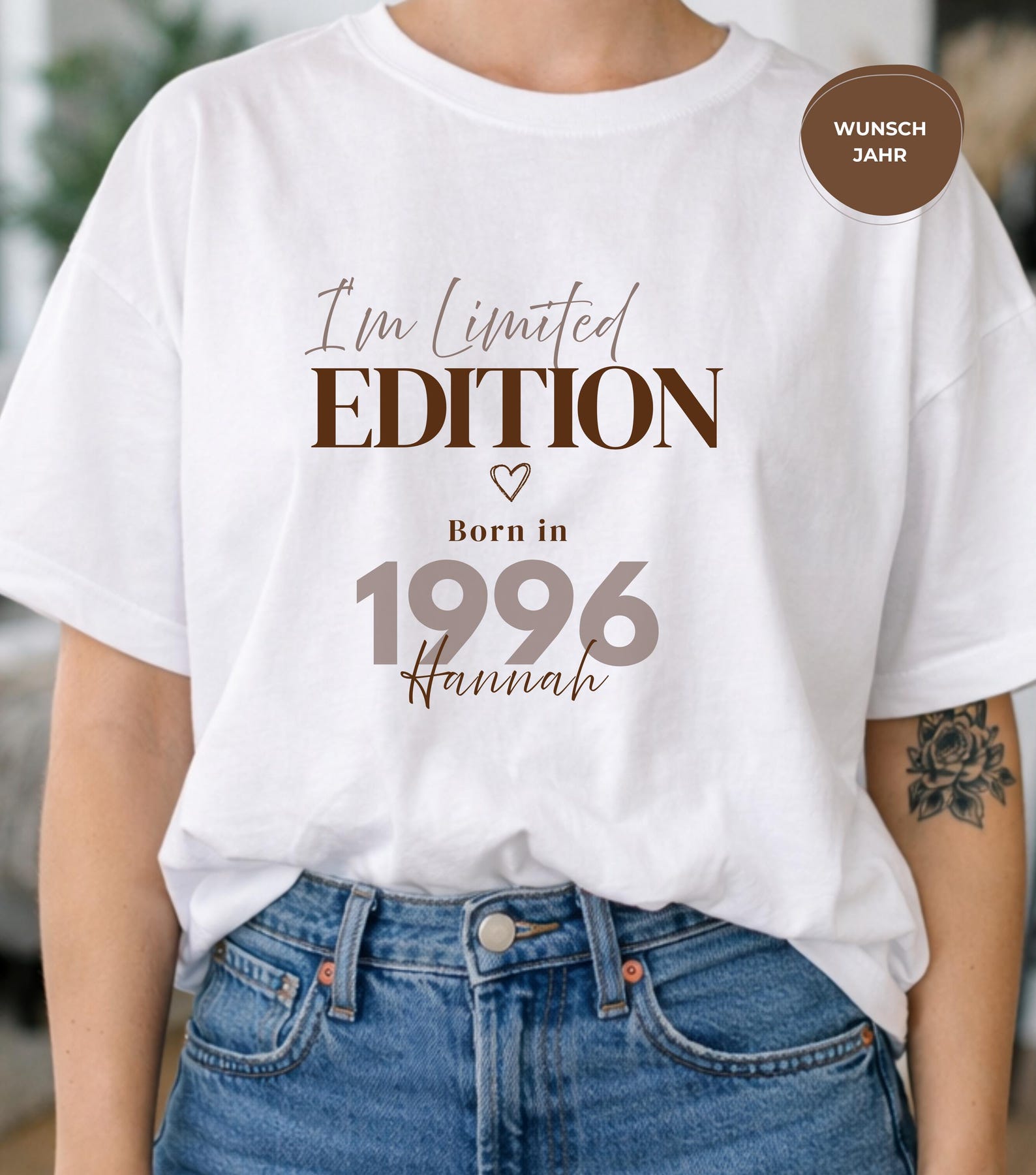 Personalized birthday shirt, limited edition shirt, gift for a milestone birthday, gift for a 30th, 40th, 50th, or 60th birthday L