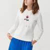 Fila Sports Pullover Long-Sleeve Sweatshirt Women Tops White F11W118288F-WT