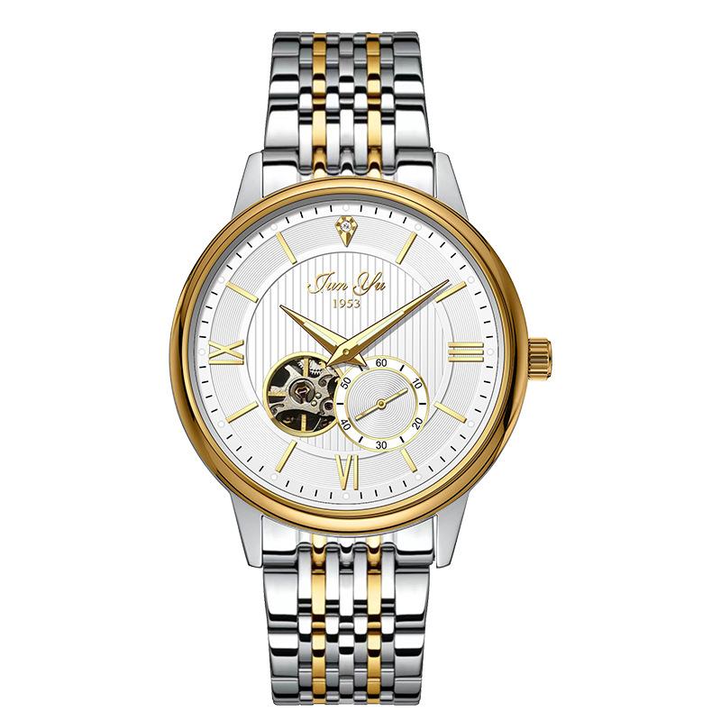 Junyu Genuine Tourbillon Watch Men S Automatic Mechanical Watch Men S Business Leisure Ultra-Thin Men S Watch
