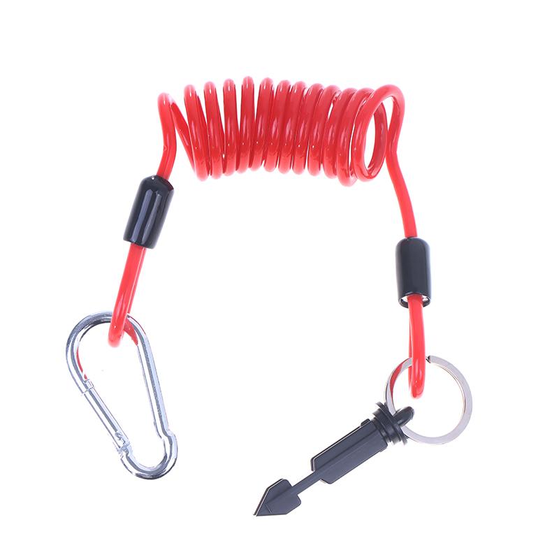 Efficient-Trailer Breakaway Cable 4Ft Spring Breakaway Coiled Cable For Rv Towing Trailer Emergencyy For Emergency Connecting