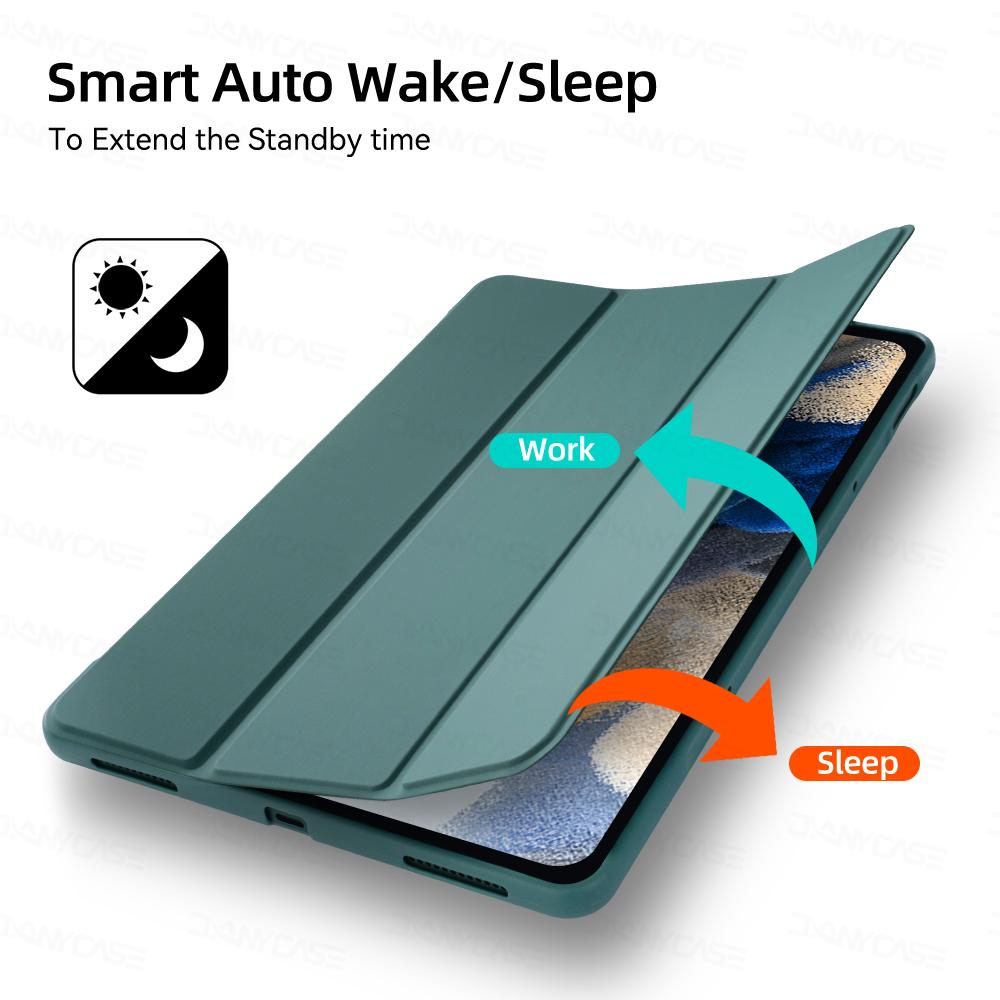 Tri-fold Stand Cover For Huawei Matepad 10.4 Inch Matepad Pro 10.8 Inch Huawei M6 10.8 Inch PU Tablet Cover Smart Leather