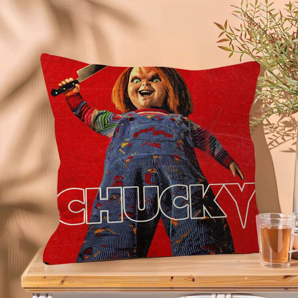 Klassische Chucky Horrorfilm Kissenhülle Sofakissenhülle Wohnzimmer Dekoration Kindergeschenk
