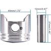 Kit de asamblare piston GOOFIT 44mm pentru 2 timpi 49cc (44-6) Motocicletă de buzunar Motocicletă off-road Mini Moto ATV Quad Vehicul cu 4 roți