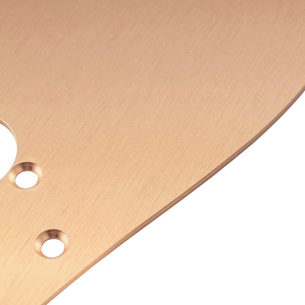 Musiclily Ultra 8 Hole SSS Stratocaster 50s Pickguard Aluminum Anodized Made In China for Squier Classic Vibe SQ CV 50s Reissue Vintage Strat Electric