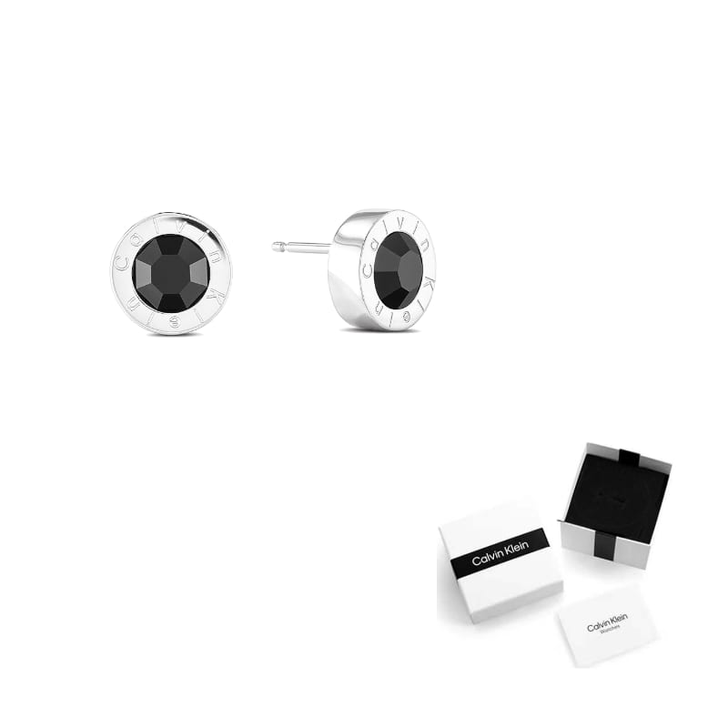 CALVIN KLEIN Stainless Steel Artificial Crystal