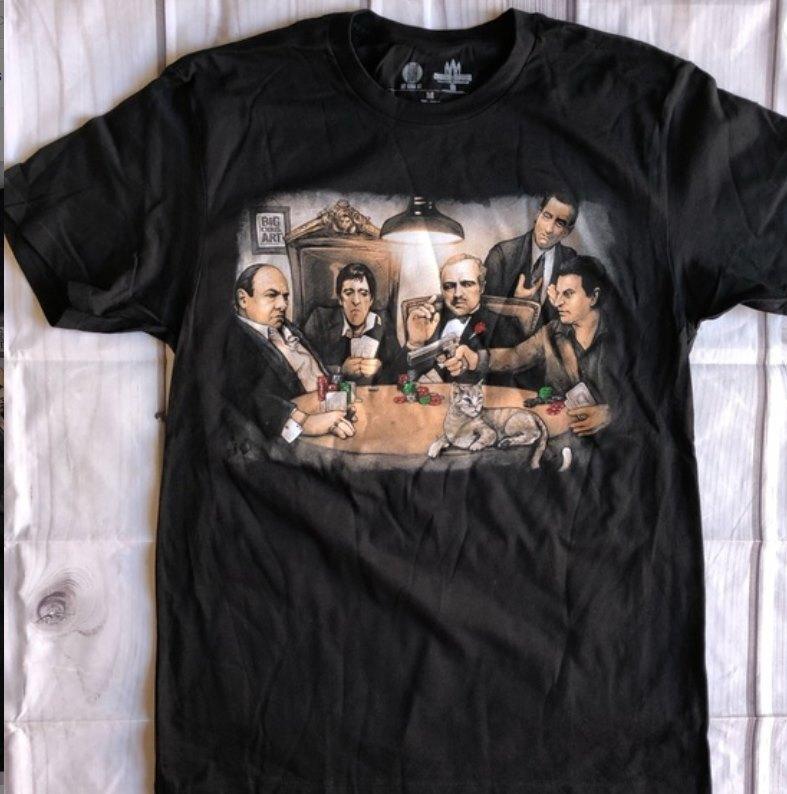 Gangsters Poker Game T-shirt New All Sizes S