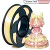 1 kg Hedvábné Duhové Pla Filament 1,75 mm Lesklý Vícebarevný Filament pro 3D Tiskárnu Rychlá Změna Barvy +/-0,03 mm 1 kg Cívka