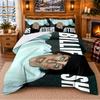 Billie Eilish Pattern Bedding 3Pcs Set Bed Sheet And Pillowcases For Indoor Bedroom