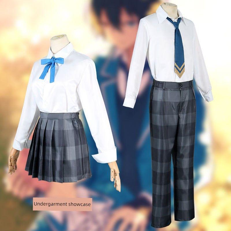 Idol Dream Festival Ice Eagle Beidou Cosplay School Uniform Male and Female Student Uniform Anime Set Female Character Cosplay Costume