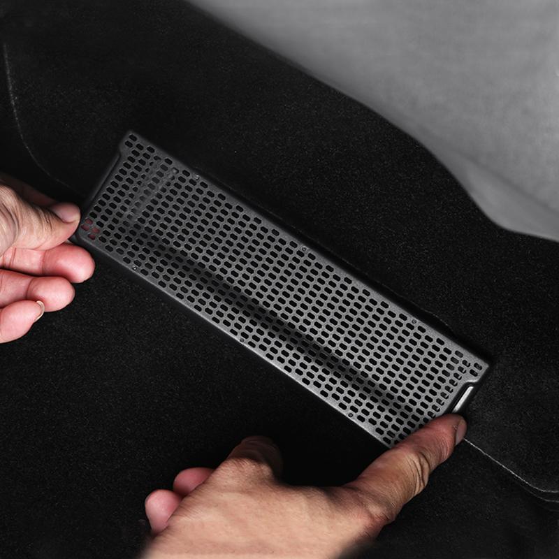 Pentru Tesla Model Y 2021 2022 2023, capac anti-blocare pentru orificiul de ventilație, capac anti-blocare pentru praf, plasă de evacuare a aerului auto, acoperă sub scaun