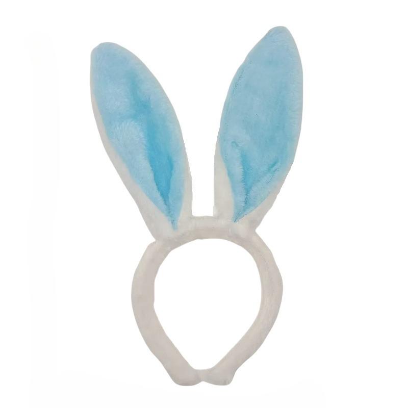 

Bunny Ear Toss Game Headbands and Baskets Easter Party Activity for Birthday and Spring Festival Fun Interactive Play синій