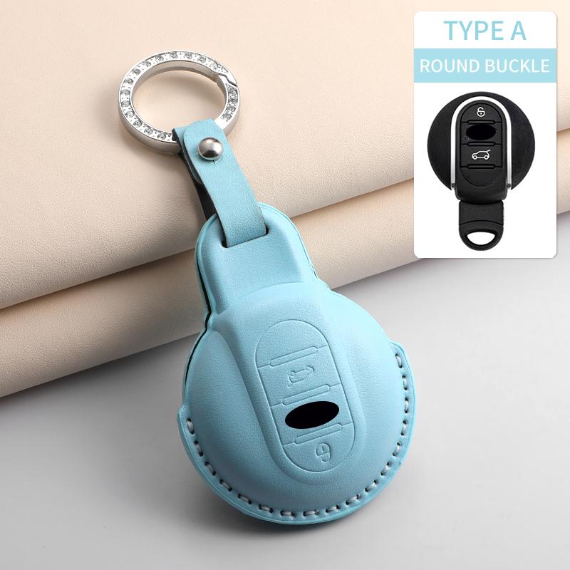 Car Key Case Cover For BMW Mini Cooper JCW Countryman Aceman Cabrio F55 F56 F57 F54 F60 Car Keychain Shell Protector Accessories