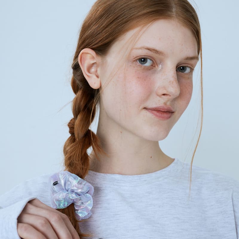 Mellotory See-through Metal Scrunchie