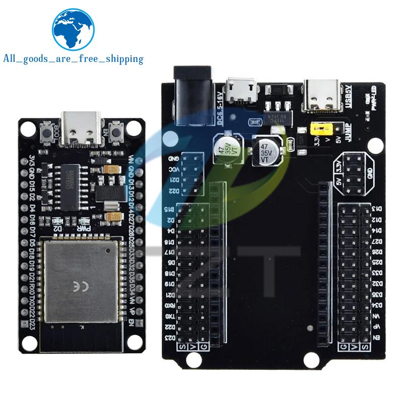 ESP32 Development Board TYPE-C USB CH340C WiFi+Bluetooth Ultra-Low Power Dual Core ESP32-DevKitC-32 ESP-32 Expansion Board