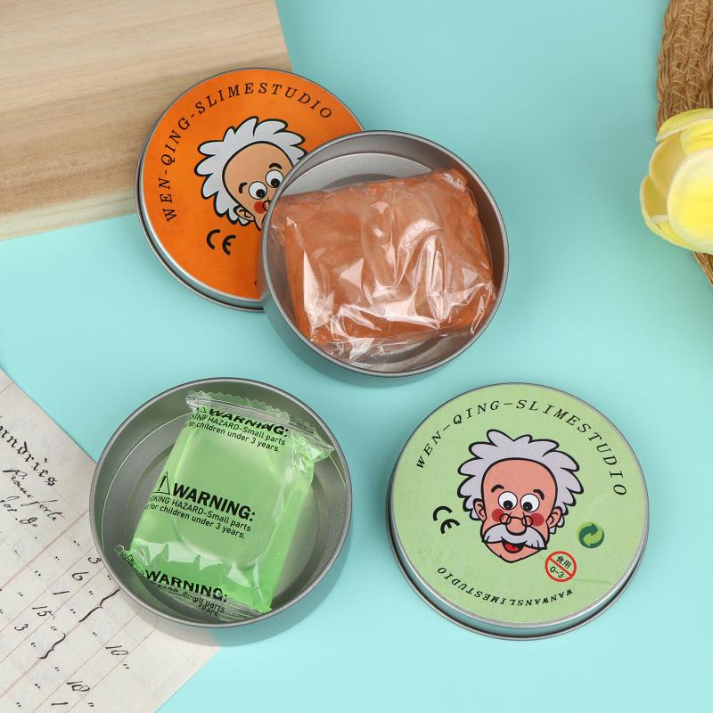 Bunte Flüssigglas Schlamm Schleim Stressabbau Spielzeug Nicht klebrige Hand Kristall Schlamm Dekompressionsspielzeug Für Kinder Erwachsene Geschenk