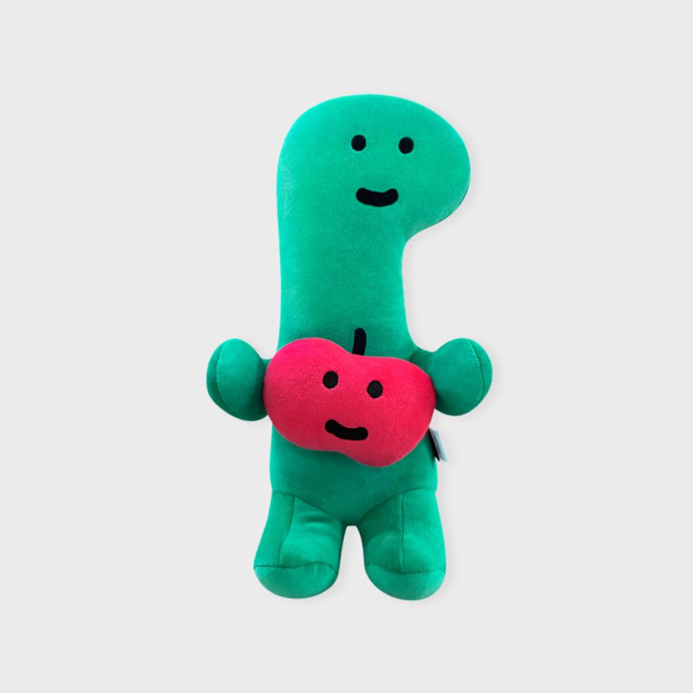 JOGUMAN STUDIO Brachio & Apple Voice Recording Plush Doll