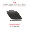 For BMW G30 LCI M Car Front Bumper Tow Hook Cover Cap Black For BMW 5 Series M Sport - 520 530 535 540i M 51119852446