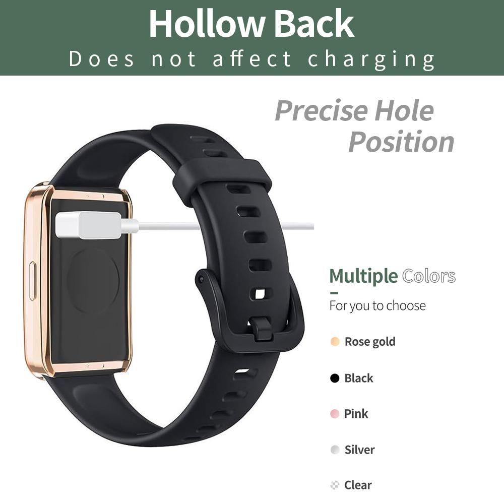 TPU Soft Protective Cover Case For Huawei Band 8 Full Cover Protective Shell Watch Cases For Huawei Band 8 Smart Watch