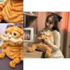 Cartoon Garfield Plüschtier Dicke Katze Weiches Kuscheltier Kissenpuppe 12-18 Zoll**