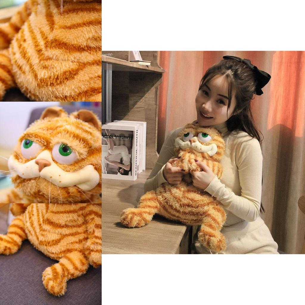Cartoon Garfield Plüschtier Dicke Katze Weiches Kuscheltier Kissenpuppe 12-18 Zoll**