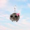 4 Pack Hamster Acrylic Keychain Fashion Bag Charm Stylish Bag Pendant Cartoon Key Rings Suitable for Bag and Keys