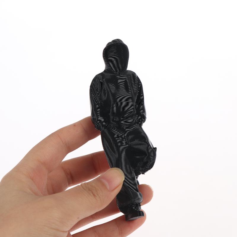 1/2 Stück 3D-gedruckte Figur des gesichtslosen Denkers, Heimdeko, Wohnzimmerdekoration, Bastelbedarf, Ornamente, Accessoires
