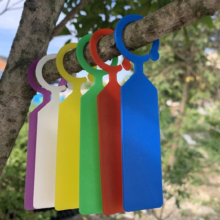 Waterproof Ring For Nursery Vegetable Flower Plant Labels, Seedlings, Orchids, Garden Floral Markers, Plastic Signboards