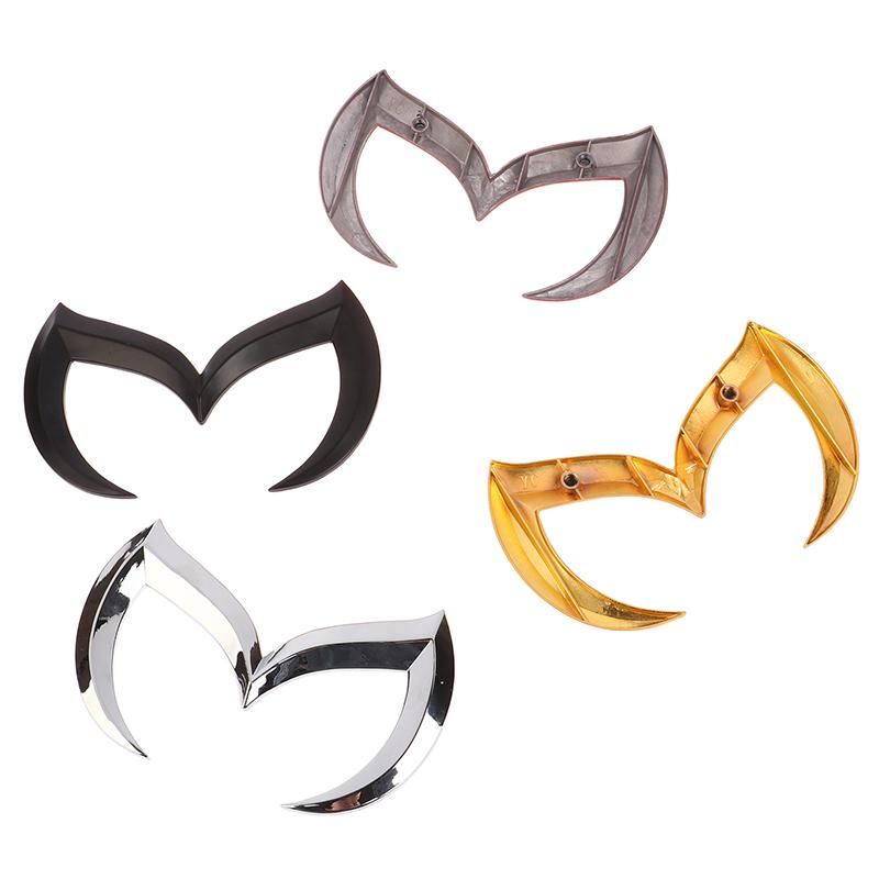 M Bat Zeichen Auto Aufkleber Dekoration Auto Schwanz Haube Aufkleber Embleme 3D Metall M Abzeichen Aufkleber Böse Emblem Schwarz Silber