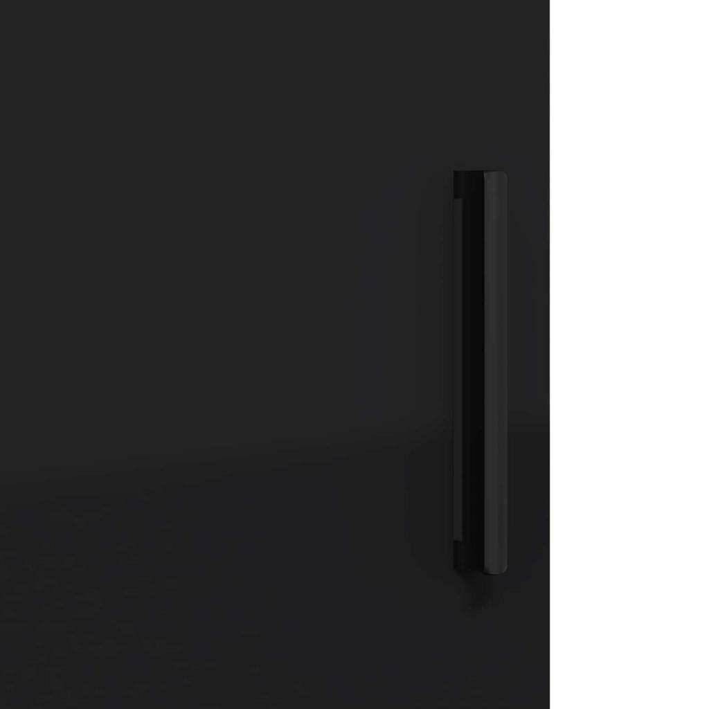 Bathroom Cabinet Black 30 x 31.5 x 61 cm