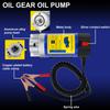 Bomba de Óleo do Motor DC 12V 100W Liga de Alumínio Bomba Extratora de Óleo com 2 Tubos Leve Elétrica Extratora de Óleo Diesel para Troca Segura