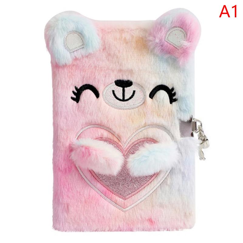 

Блокнот «Милый медведь» с замком, кавайный дневник А5, органайзер-планировщик, альбом для рисования