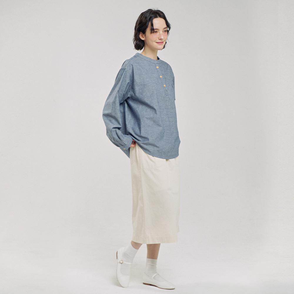 Chikita Chino H Skirt (Cotton) Cream 241402Scr