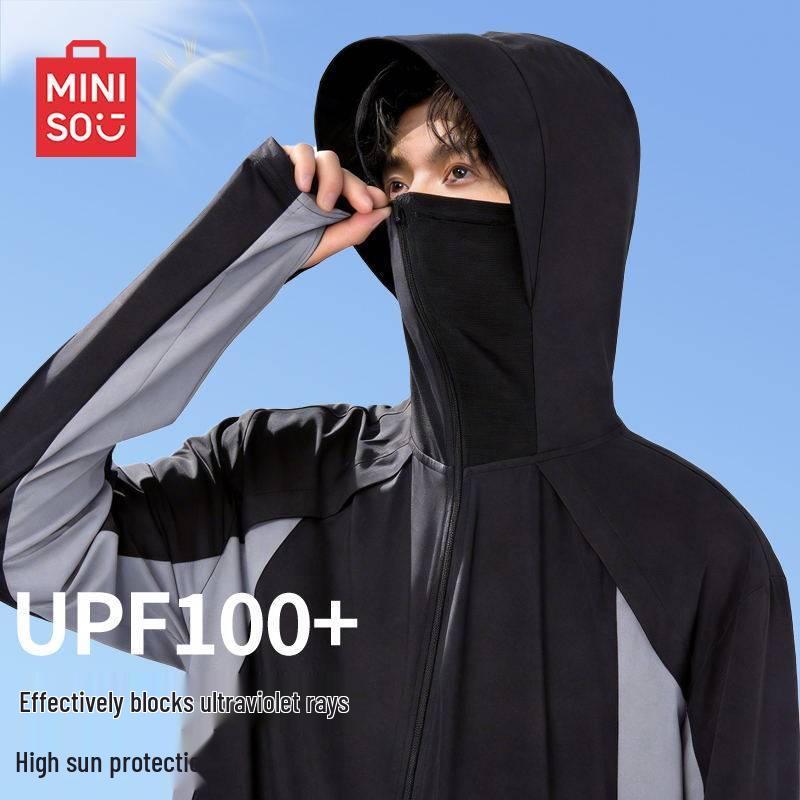 MINISO Men's Cooling Quick-Dry UPF100+ Sun Protection Jacket